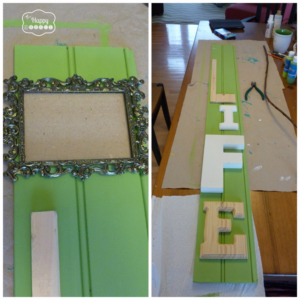Making Spring Sign Part One.