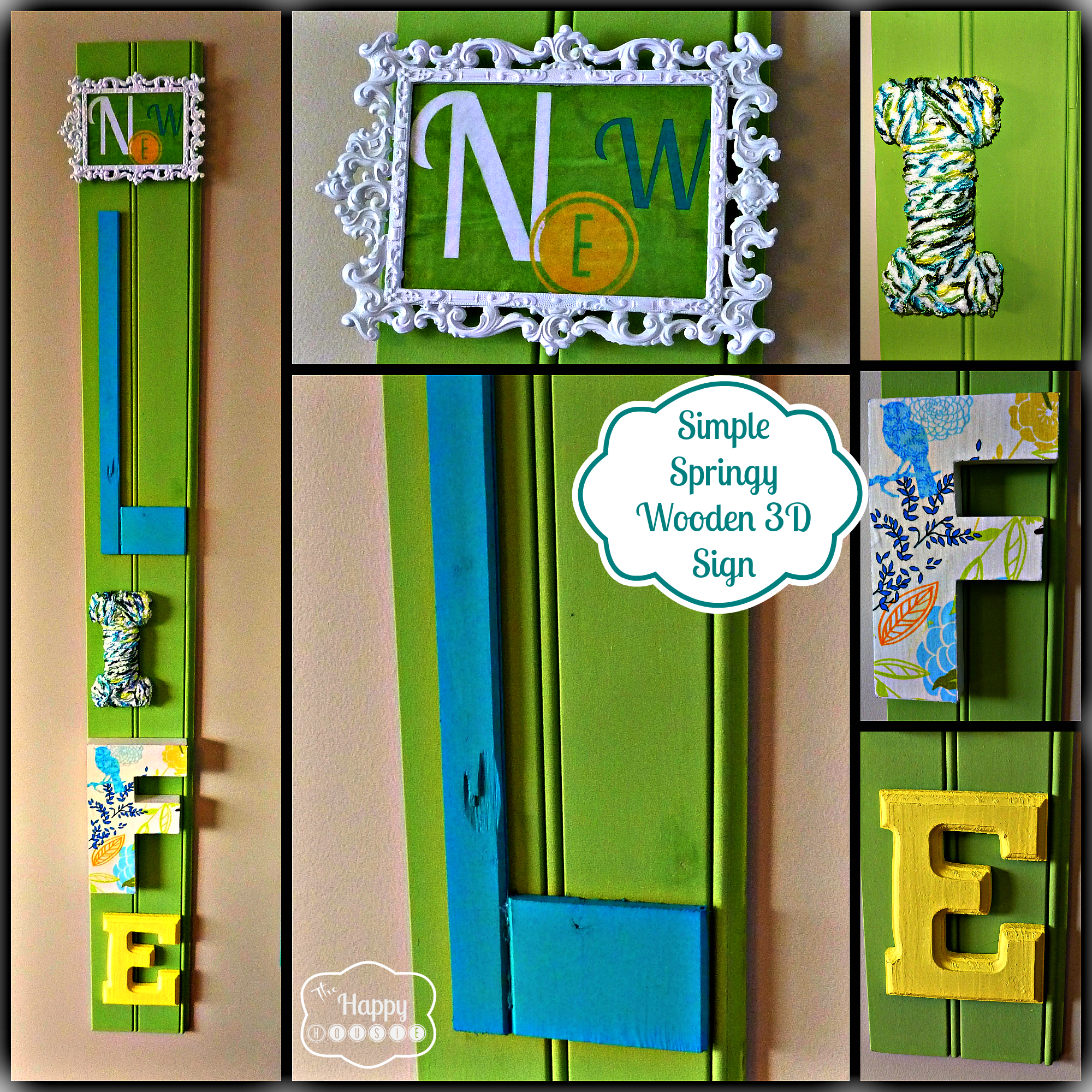 4F Craftin’: Spring’s New Life – A Simple 3-D Wooden Sign