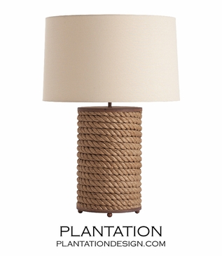 A rope lamp inspiration from Plantation.