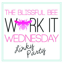 The blissful bee work it Wednesday graphic.