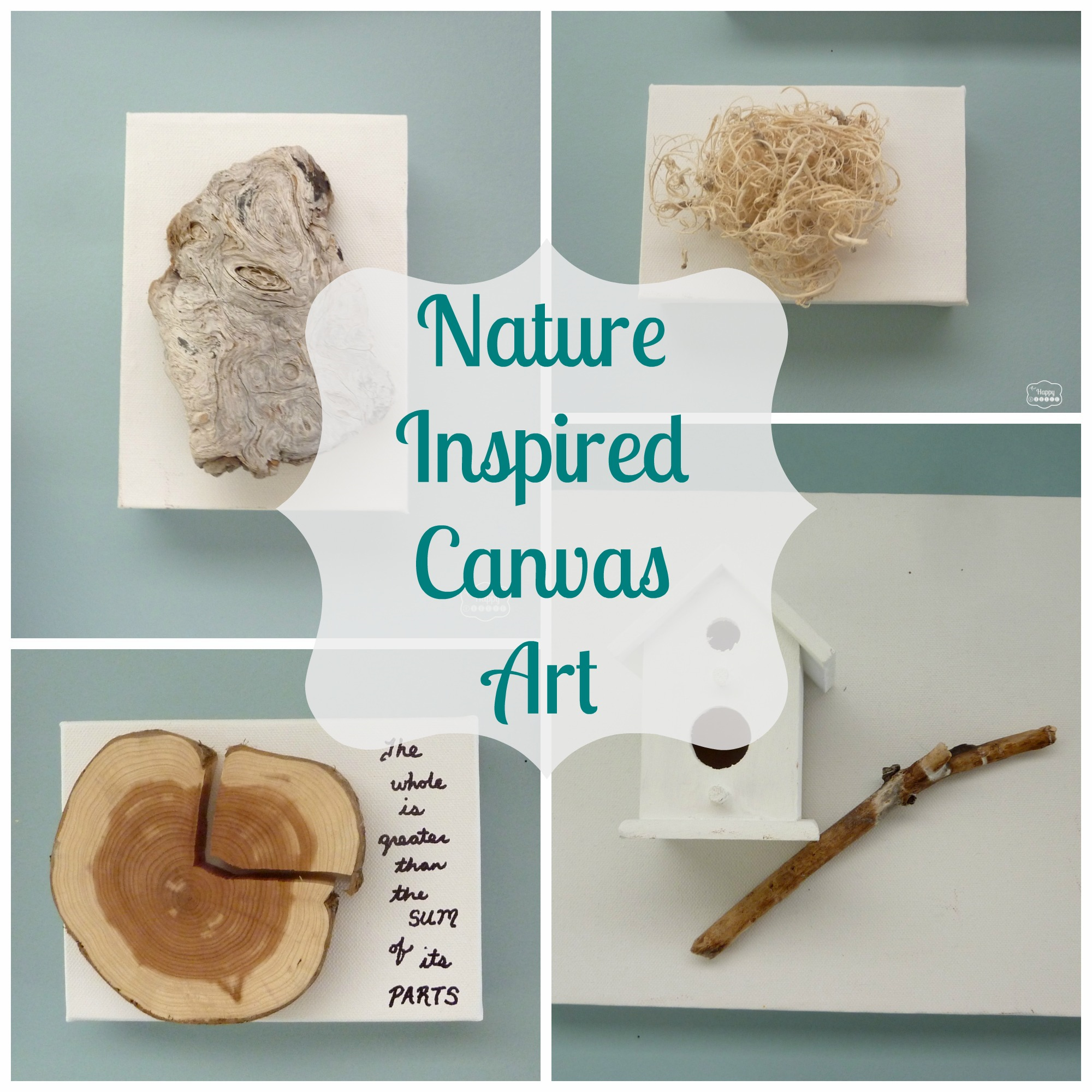 DIY Collected Nature Art Canvases: A Guest Post