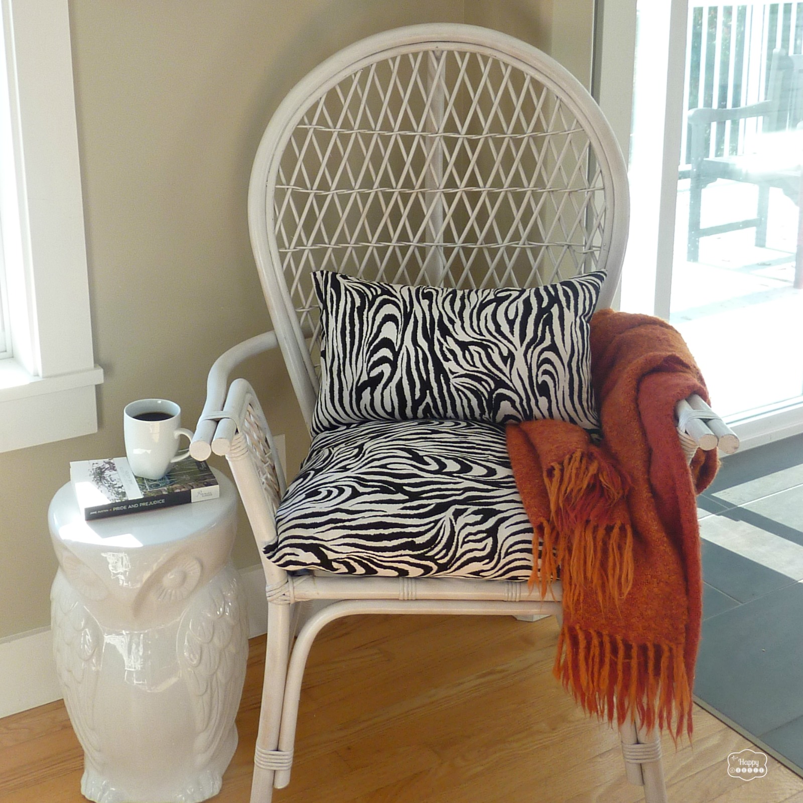 Thrifted Rattan Chair Makeover; the big INDECISION and Dining Room Progress