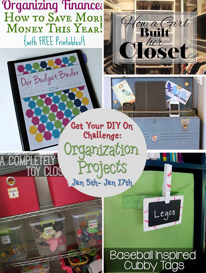 Get Your DIY On Challenge: Organizing Projects