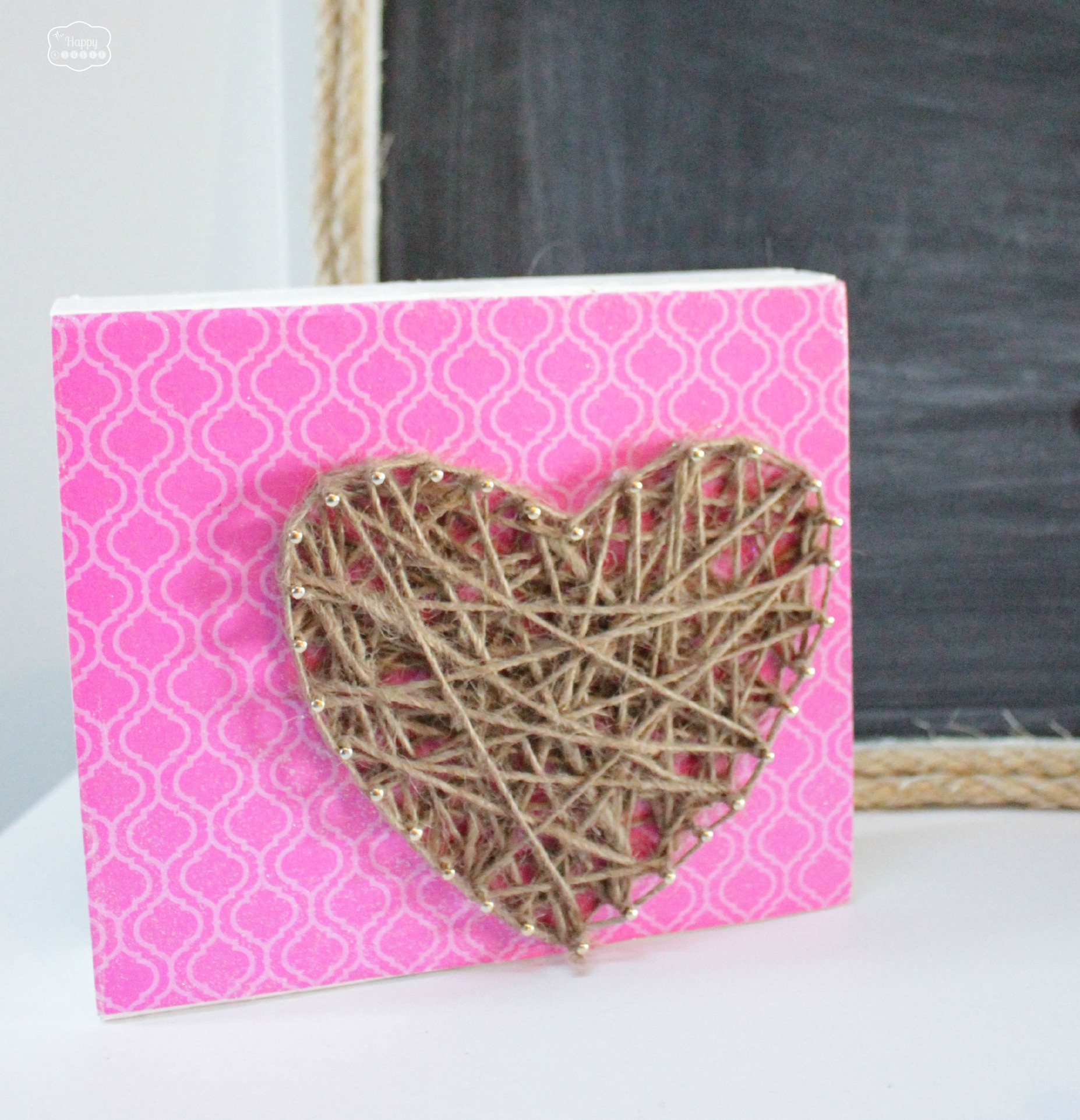 Rustic Glam Heart String Art {Valentines Project… or not}