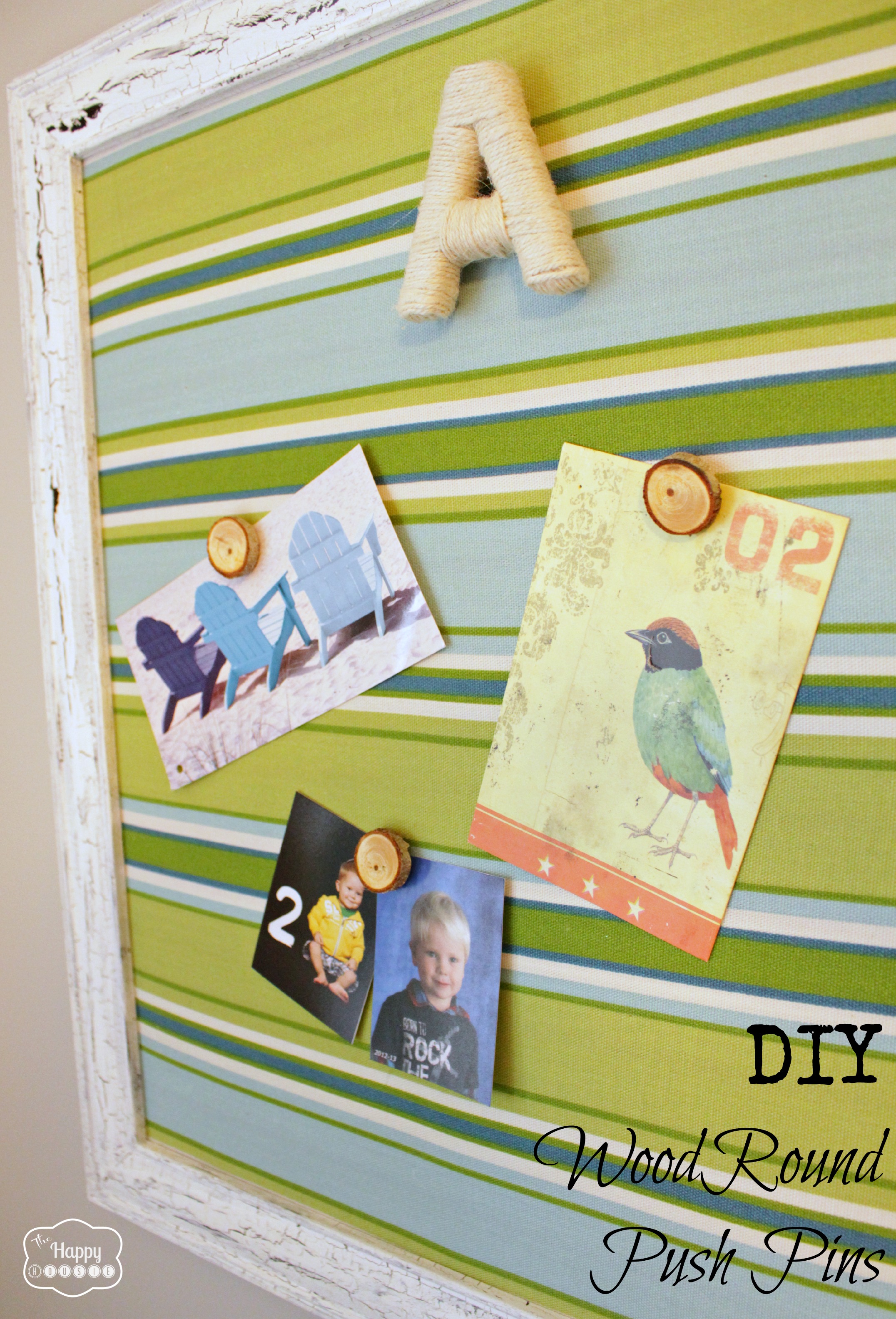 DIY Wood Round Magnets and Push Pins