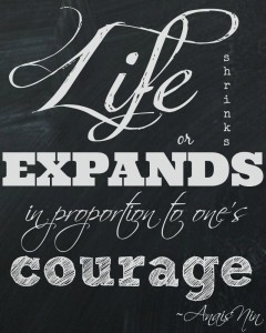 Free Courage Printables and The Be Bold Challenge | The Happy Housie