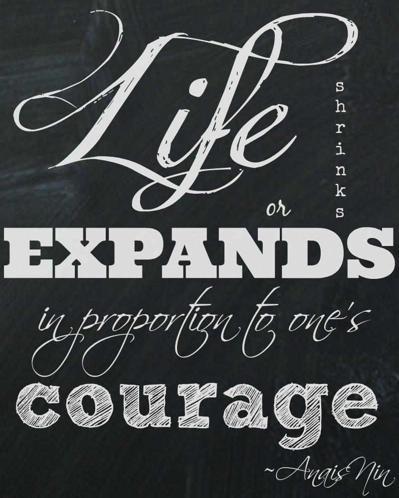Free Courage Printables and The Be Bold Challenge