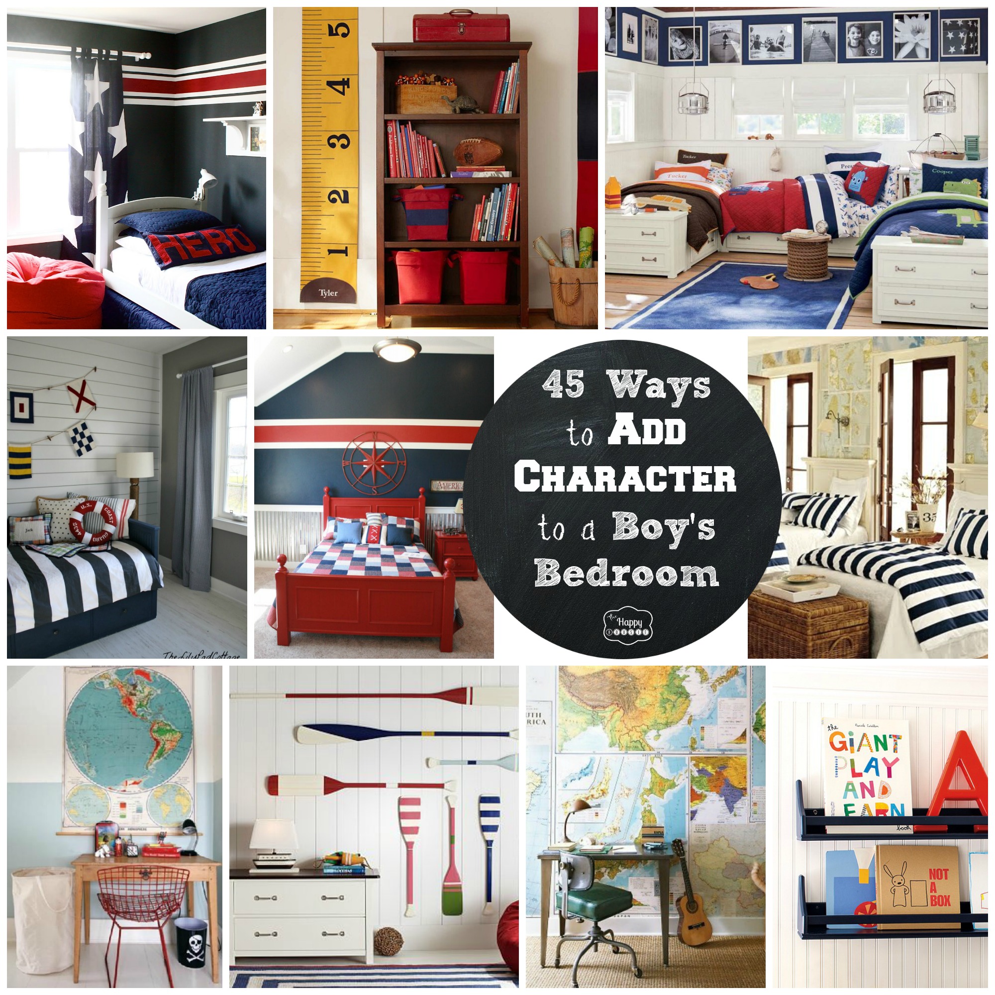 45 Ways to Add Character and Personality to a Boy’s Bedroom
