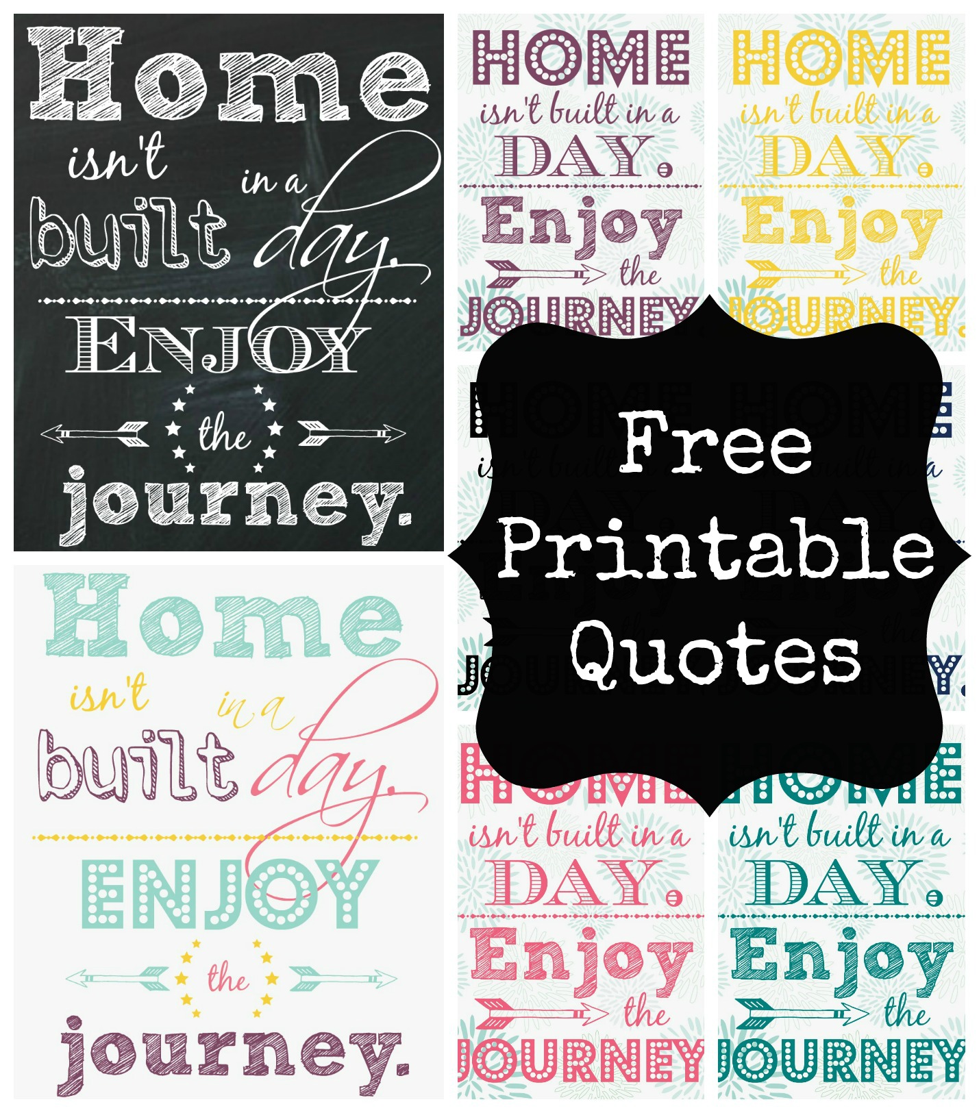 Celebrating My One Year Blogiversary with Free Printables Quotes!