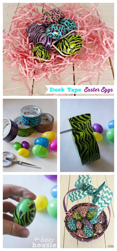 Duck Tape Easter Eggs How To Collage.
