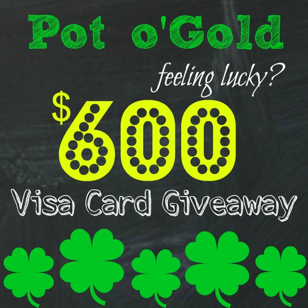 Feeling Lucky? $600 Visa Card Giveaway