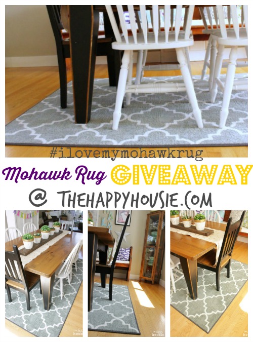 Our New Dining Room Rug {and a Mohawk Rug Giveaway!}