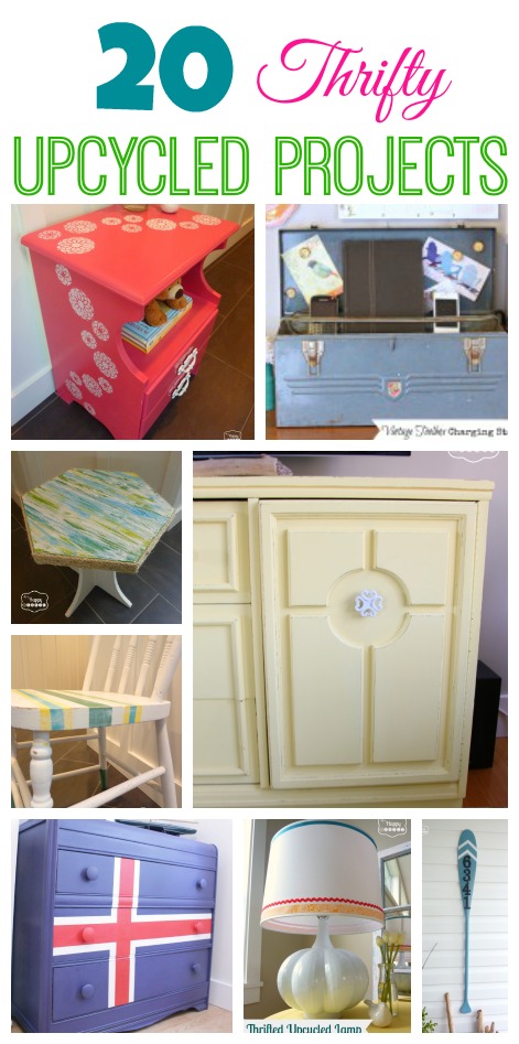 Happy Earth Day: 20 Thrifty Upcycled Projects {by me}