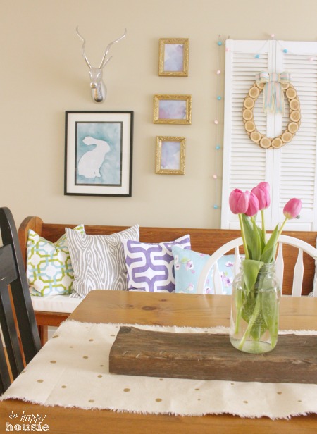 Spring Home Tour Dining Room at The Happy Housie
