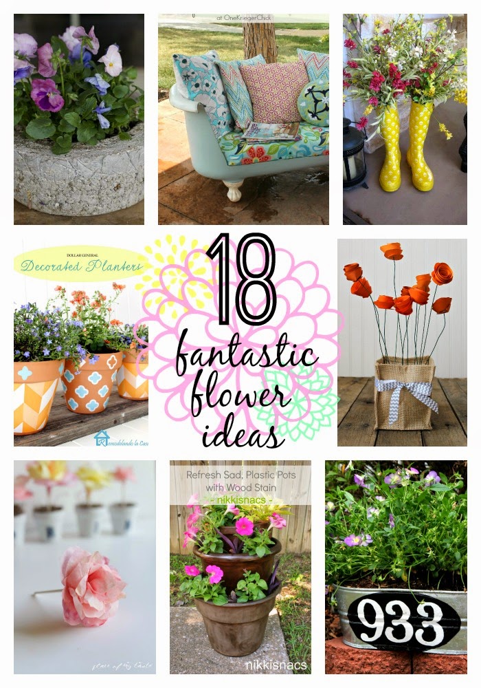 18 Fantastic Flower Ideas {DIY Challenge Features}