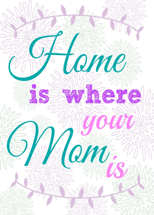 Free Mother’s Day Printables and a Mother’s Day Giveaway!