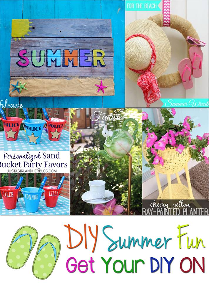 DIY Summer Fun Get Your DIY On poster.