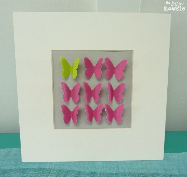 Easy Thrifty DIY Butterfly Art