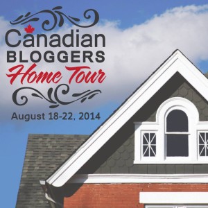 Canadian Bloggers Home Tour poster.
