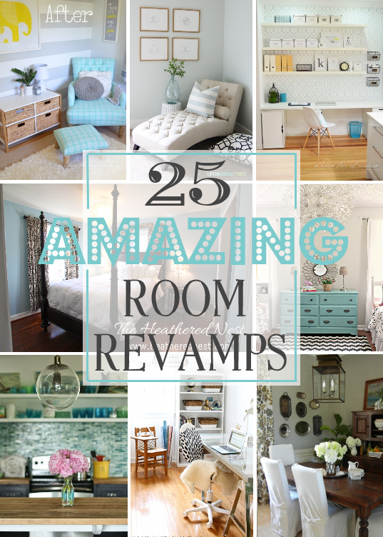 25 Amazing Room Revamps! {Get Your DIY On Features}