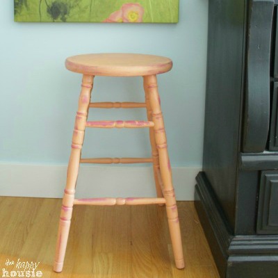 “Do Not Sell” Wet Distressed Chalky Painted Stools