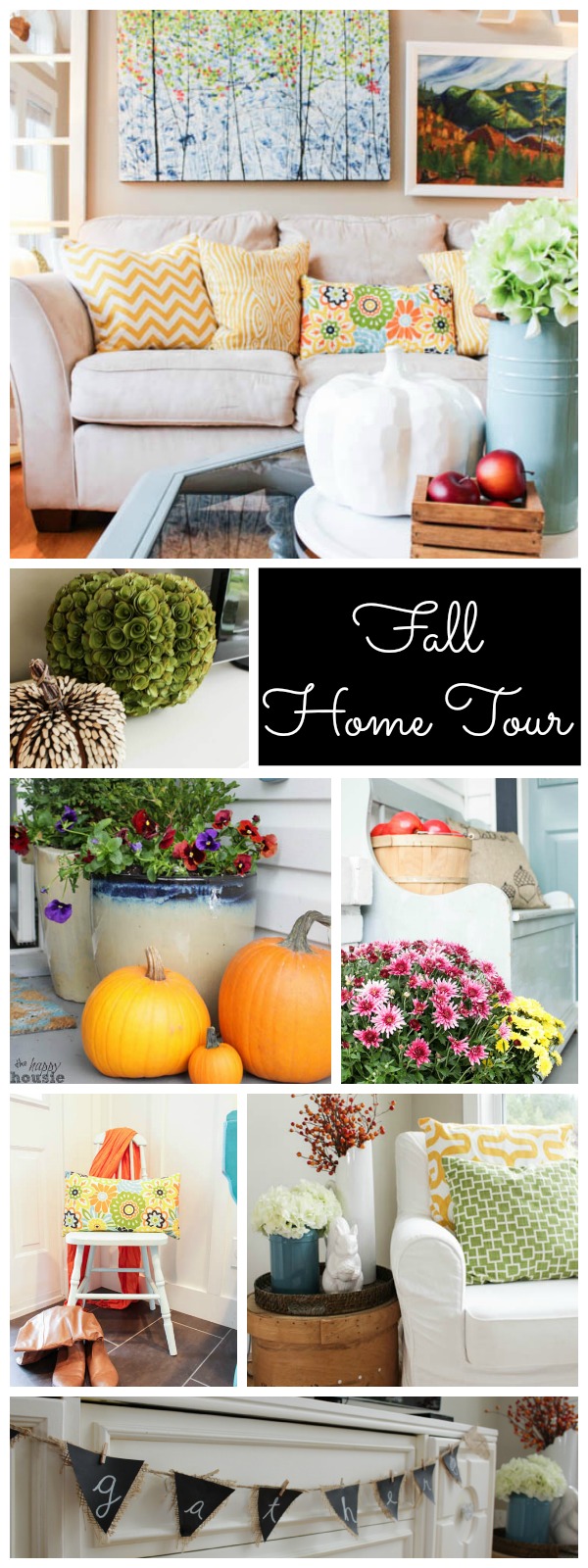 Fall Home Tour poster.