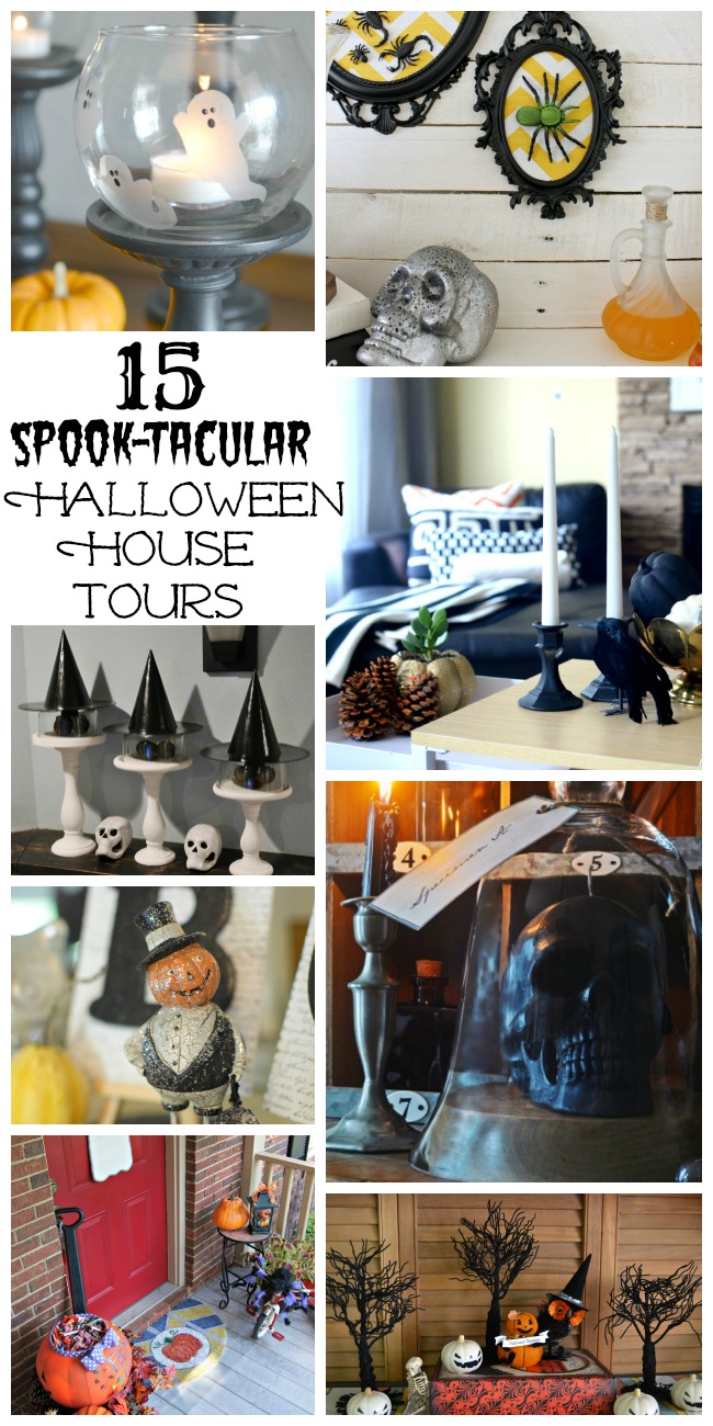 15 Spook-tacular Halloween House Tours collage 2.