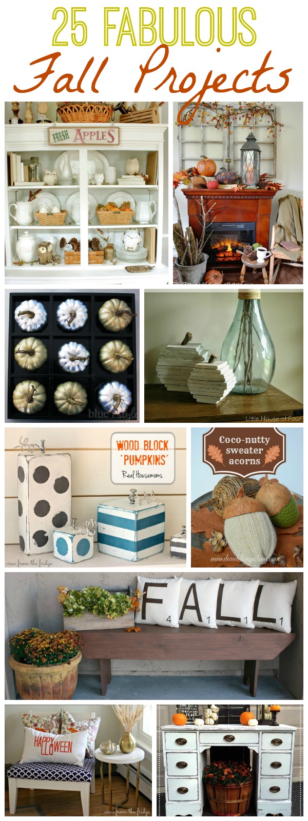 25 Fabulous Fall Projects at The Happy Housie