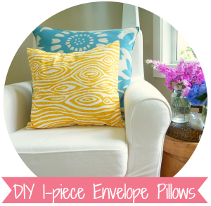 DIY Envelope Pillows graphic.