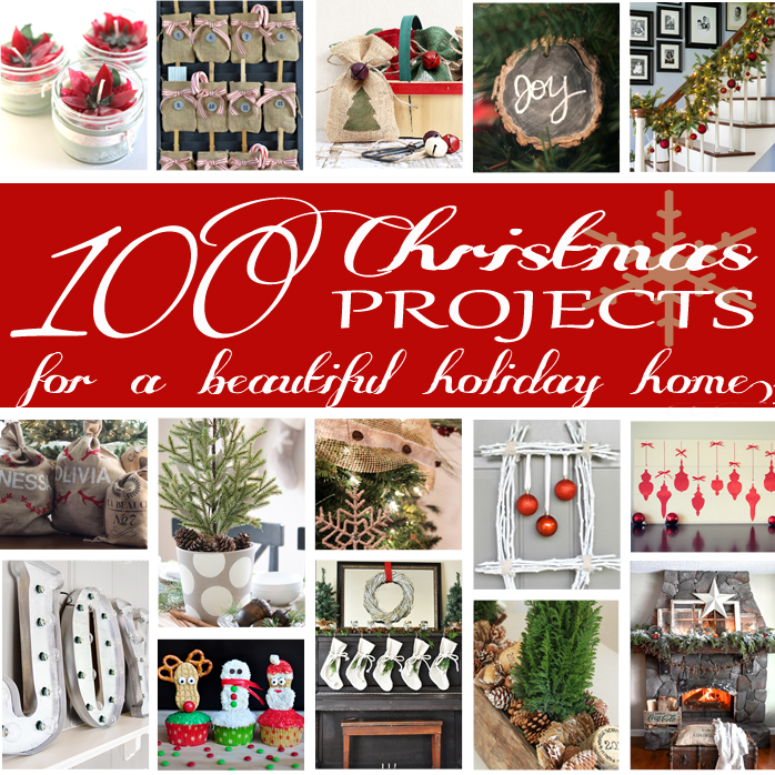 My Fave 4 Christmas Projects & 100 Fabulously Festive DIY Christmas Decor Ideas