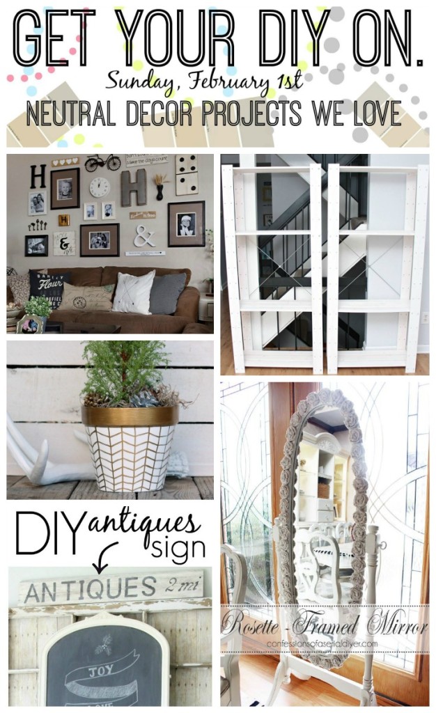 Get Your DIY On Neutral Decor Projects We Love graphic.
