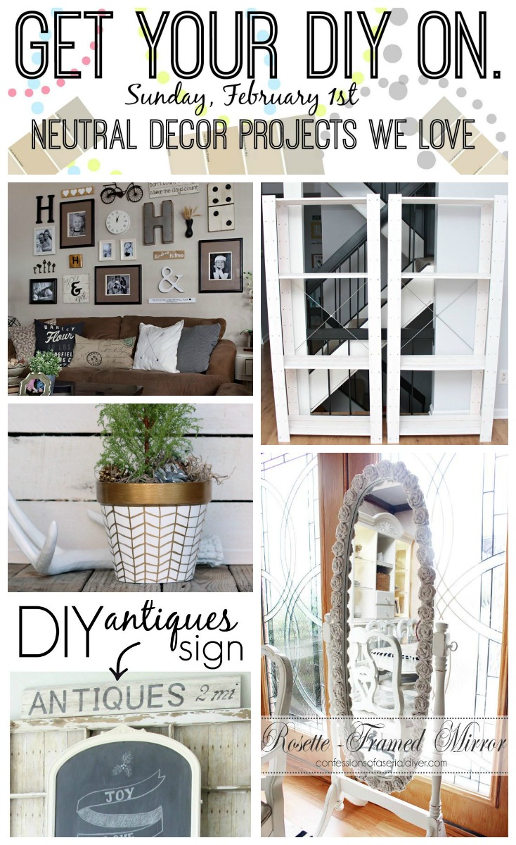 DIY Challenge: Neutral Decor Projects We Love {come share your projects with us!}
