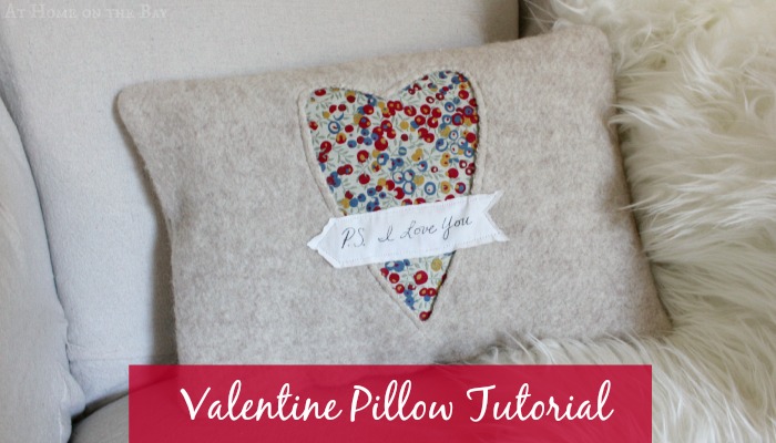 Valentine's Day pillows.