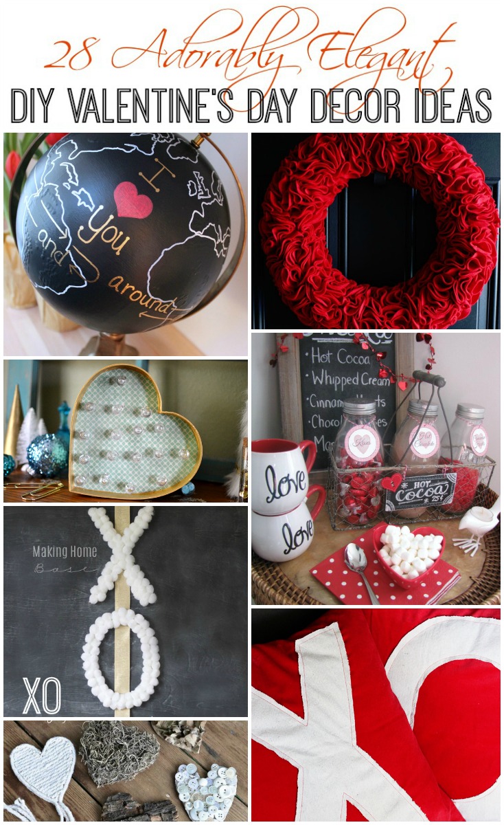 28 Adorably Elegant DIY Valentine’s Day Decor Ideas