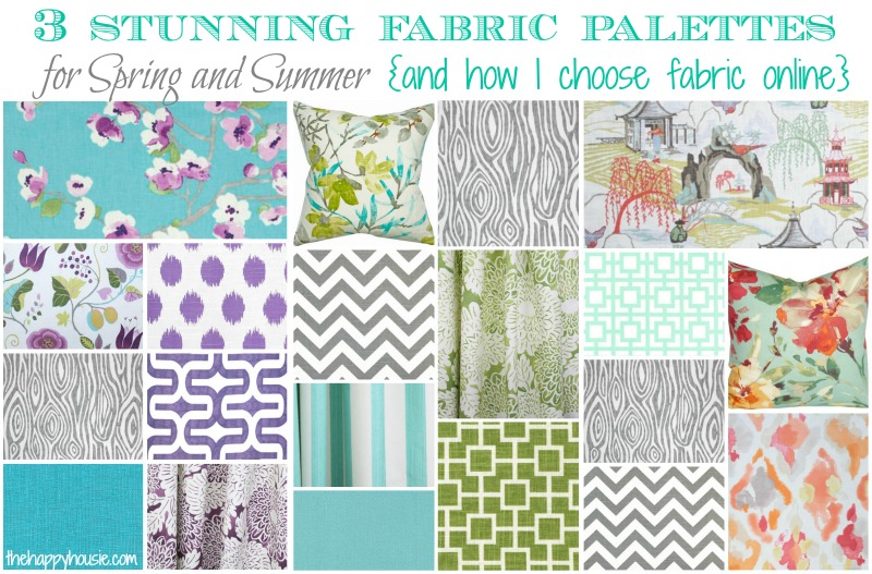 3 Stunning Fabric Palettes for Spring/Summer and How to Choose Fabric Online