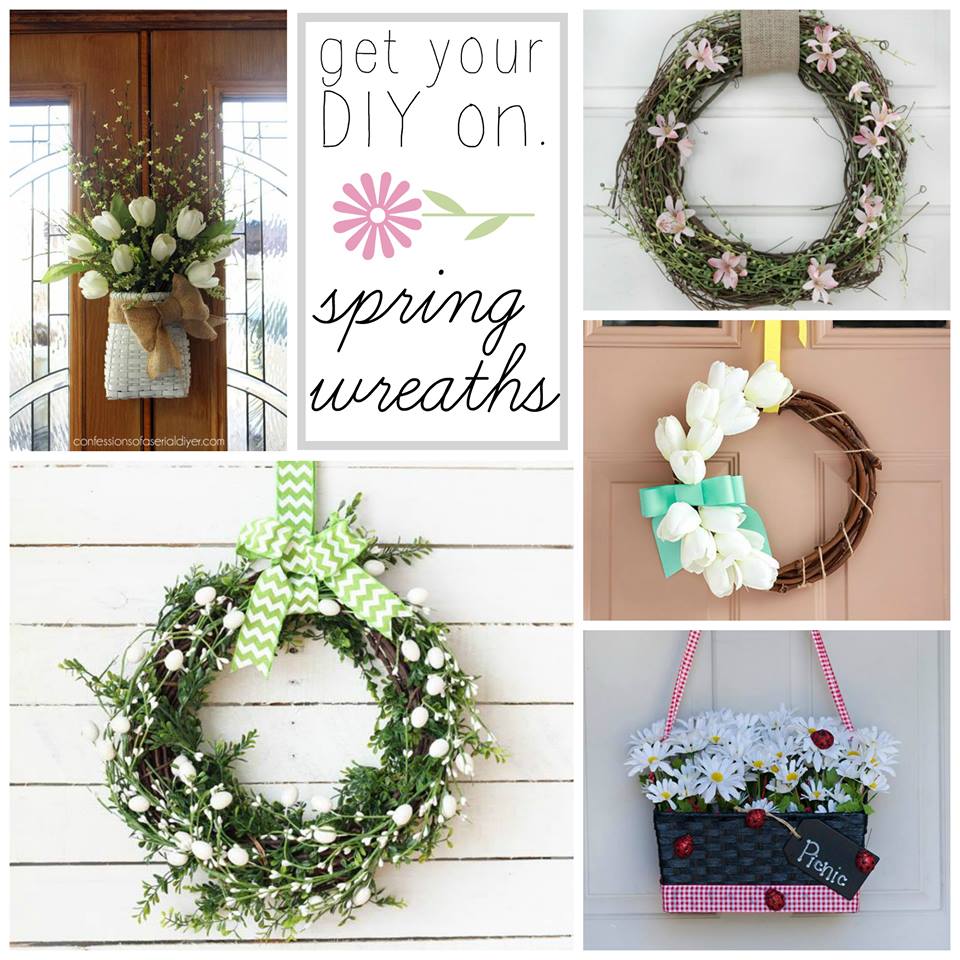 DIY Challenge: Come Link Up Your Spring Wreath!
