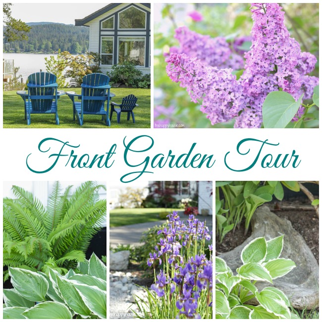 Our Front Garden Tour graphic.