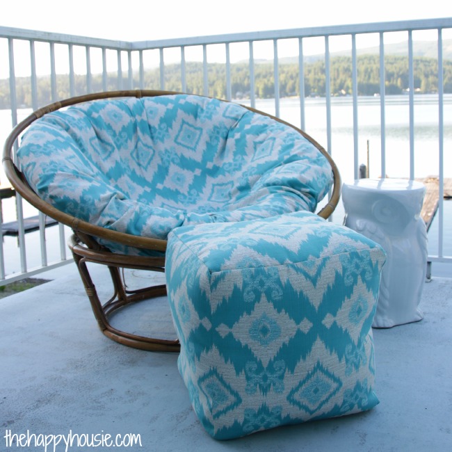 How to Sew a DIY Papasan Chair Cover