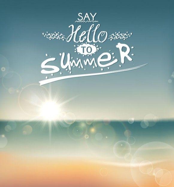 Say Hello To Summer poster.