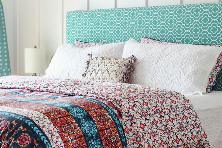 Refreshing the Master Bedroom with Bliss Living Home Mexico City Collection bedding at thehappyhousie.com-2