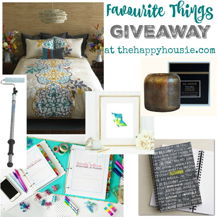 2 Favourite Things Giveaway at thehappyhousie.com