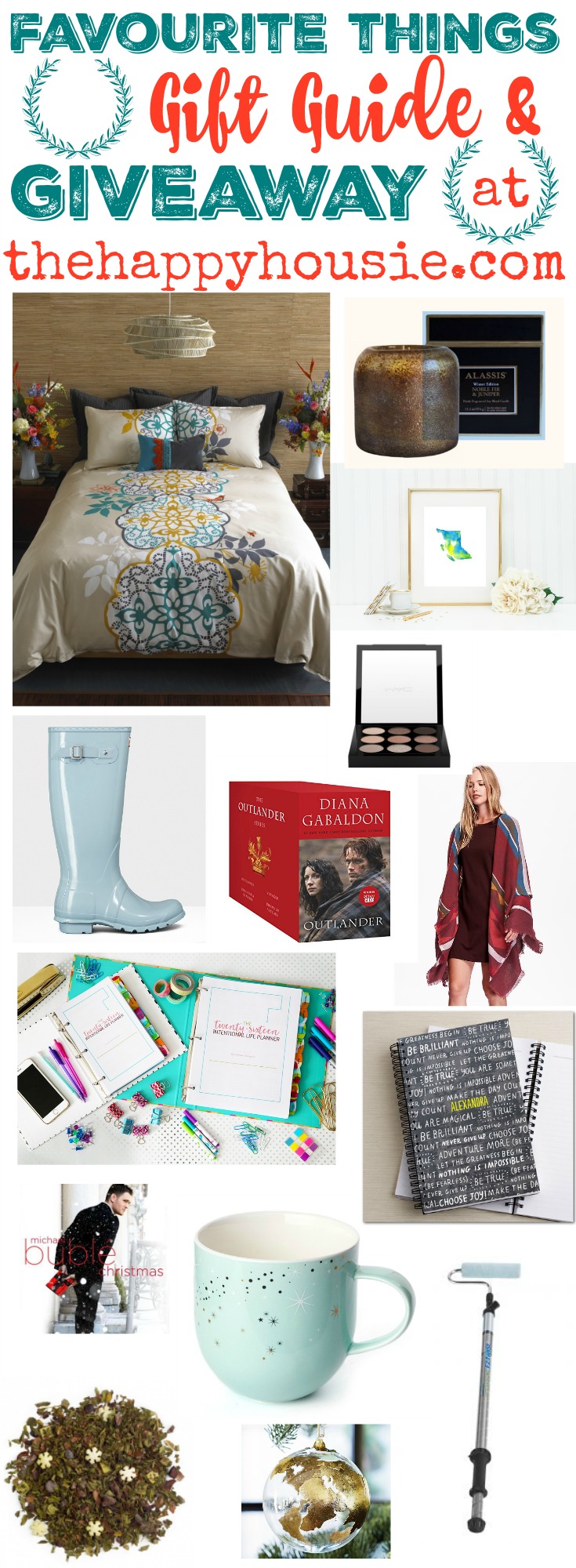My Favourite Things Gift Guide & Giveaway at thehappyhousie.com