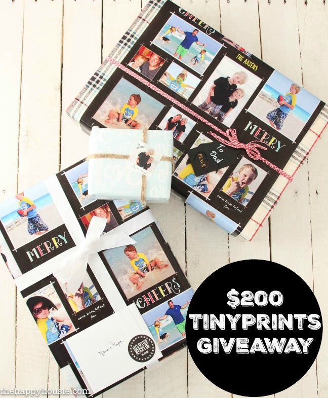 $200 TinyPrints Giveaway at thehappyhousie.com
