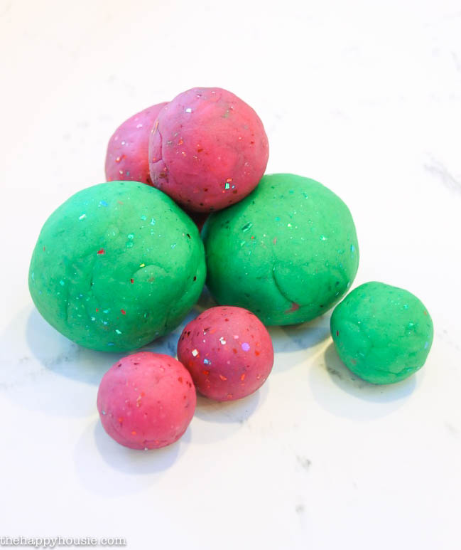 Best Ever Peppermint Playdough perfect for Christmas recipe at thehappyhousie.com-5