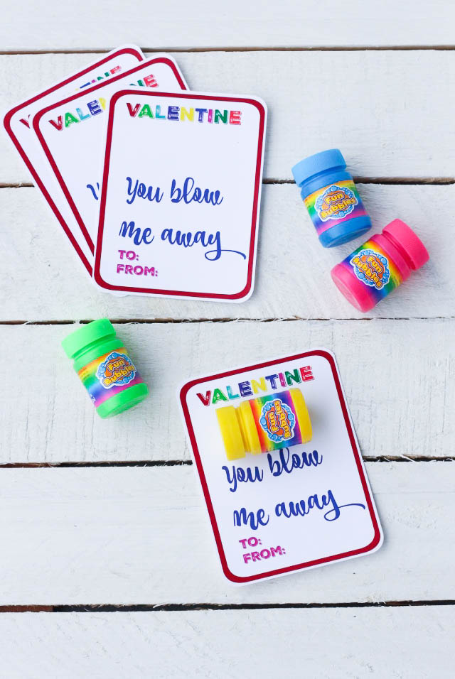 Bubbles to give as Valentine Day gifts.