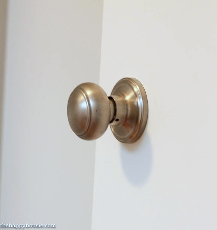 New door knobs.