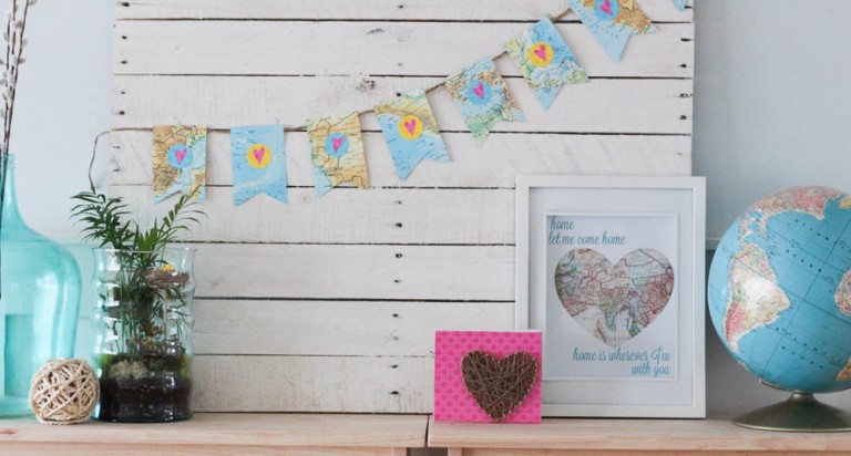 Home is Wherever I'm With You Free Printable Art {&amp; V-Day Vignette ...