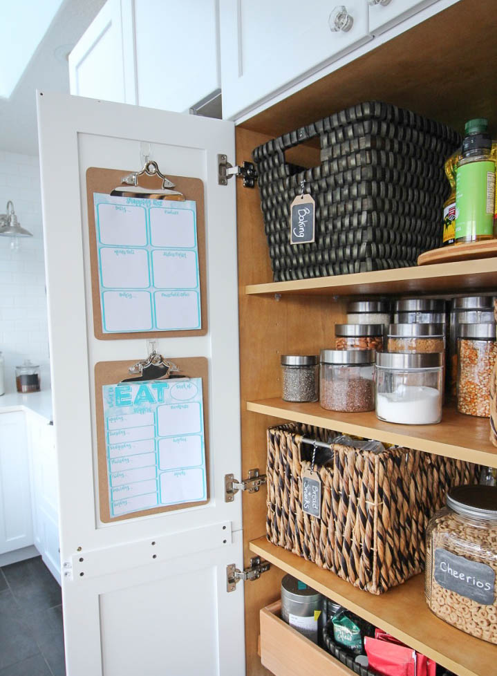 How to Organize Your Pantry and Why Even Bother with Free Printable Shopping List and Weekly Meal Planning Sheets at thehappyhousie.com-22