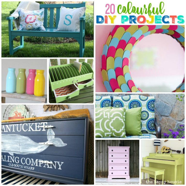 20 Fun & Colourful DIY Projects