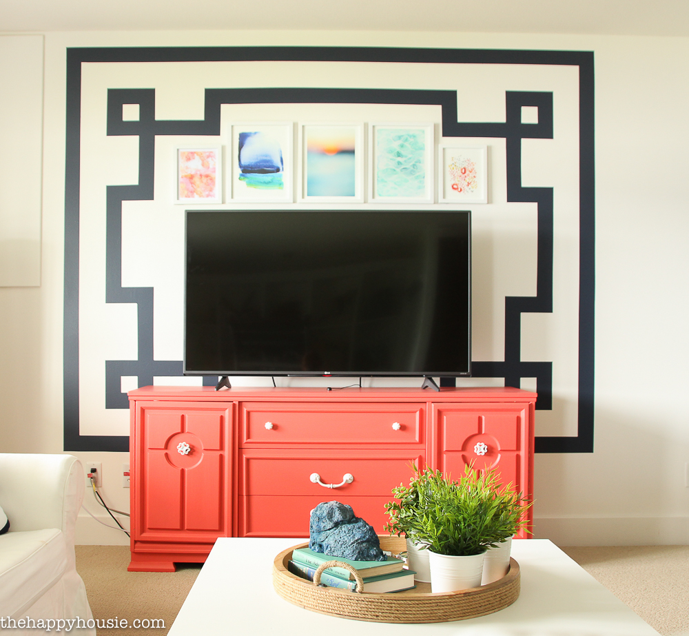 FrogTape Paintover Challenge Basement Family Room Makeover Reveal 240-2